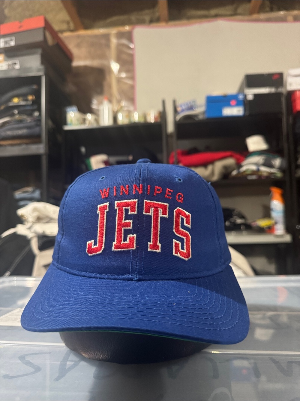 STARTER Royal Blue Snapback Cap with White Embroidered Logo